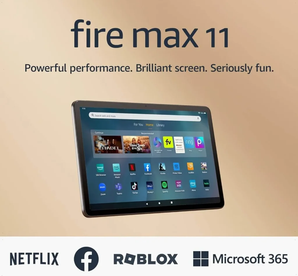 Best Amazon Fire Tablets: Find the Perfect Tablet for Your Needs 9 Amazon Fire Max 11 Tablet