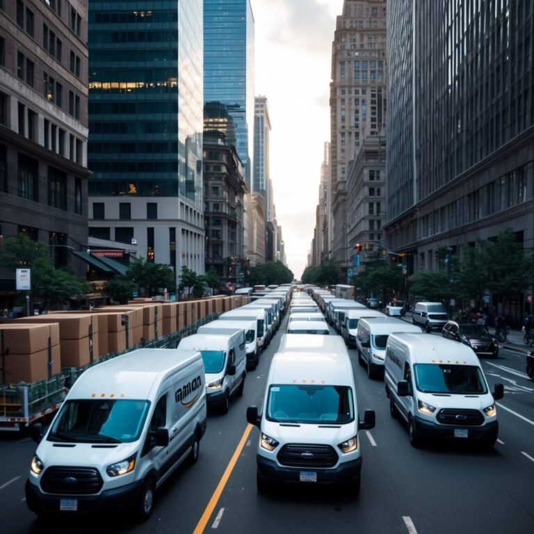 Amazon AI Delivery Vans