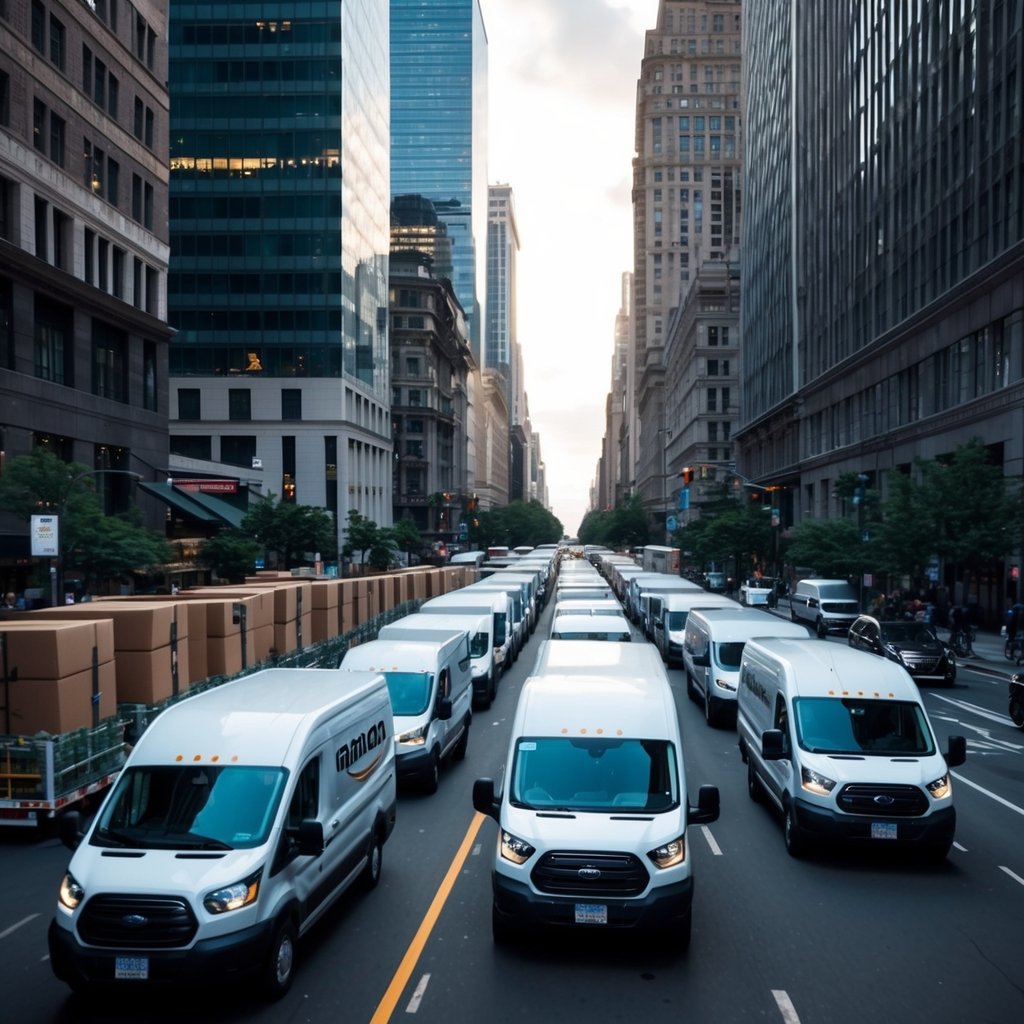 Amazon AI Delivery Vans